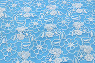 Diamond 100% Polyester Lace Fabric Nylon Mesh Stretch Yarn Allover Textiles