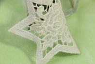 70mm Width Guipure Lace Applique ODM Available Botanical Style