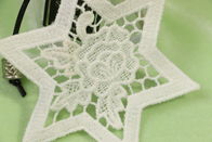 70mm Width Guipure Lace Applique ODM Available Botanical Style