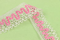 Recyclable Cotton Crochet Lace Trim Reusable Unstretched Contrast Patterned