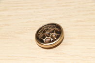 40L Decorative Clothing Buttons Rose Gold Epoxy Transparent