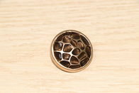 40L Decorative Clothing Buttons Rose Gold Epoxy Transparent