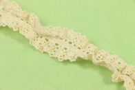 Stretchable Crochet Lace Edging For Shawl , Geometric Crochet Lace Ribbon