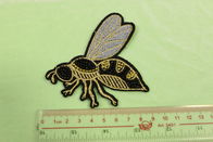ODM Embroidered Patches For Clothes , 10cm*9cm Puff Embroidery Patches