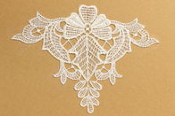 Botanical Guipure Lace Applique DTM Polyester Material For Multiusage