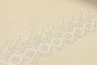 Embroidered Bridal Trim By The Yard For Dresses Nonstretched