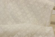 OEM Cotton Embroidered Lace Fabric Multifunctional Semitransluscent Guipure