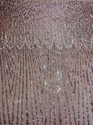 Translucent Bridal Fabrics And Lace , Multiusage Nylon Mesh Fabric