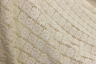 47in White Wedding Lace Fabric , Multipurpose white net lace fabric