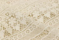 HD Stitches Allover Lace Fabric Embroidery Botanical For Multiapplication