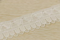 Multiusage Geometric Shape Guipure Lace Trims 100% Polyester Any Color