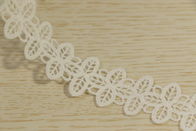 Symmetrical Guipure Water Soluble Lace 100% Polyester 1.1 Inch Ribbon