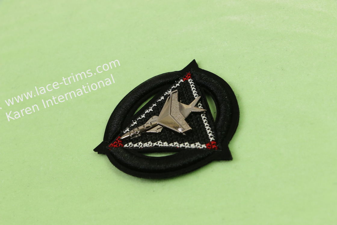 6cm Embroidered Circle Patch , Multiapplication custom embroidered badges