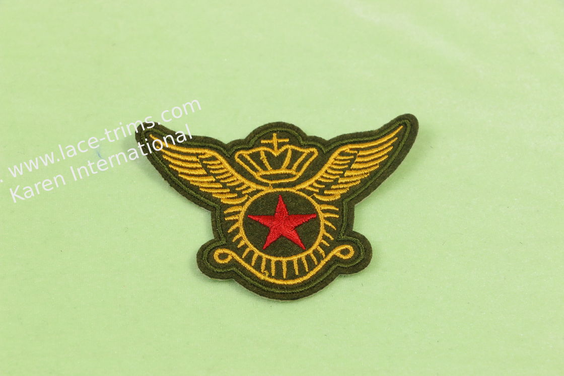 Nondeformed 3D Embroidery Patches , Personalised Embroidered Badges