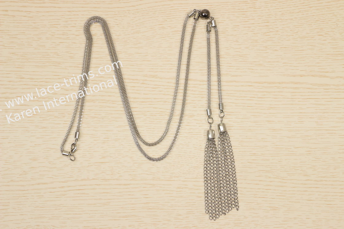 Non Corrodible Metal Chains For Bags , 21in Silver Gold Plated Chains