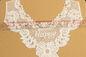 Wedding Dresses Guipure Lace Applique Multifeature Letters Printed Watersoluble