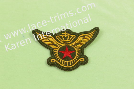 Nondeformed 3D Embroidery Patches , Personalised Embroidered Badges