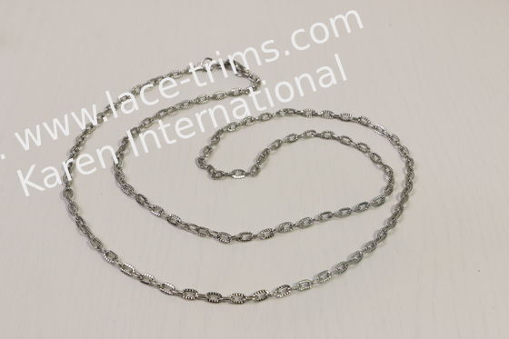 4.8mm Metal Handbag Chains Untarnishable Uncorrosive For jewelry making